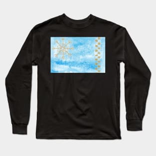 Golden snowflake Long Sleeve T-Shirt